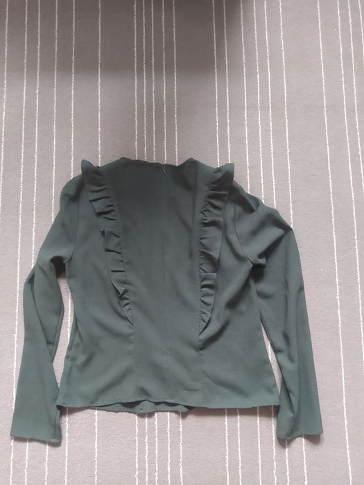 Bluzka z długim rękawem Zaraz z falbankami jak nowa