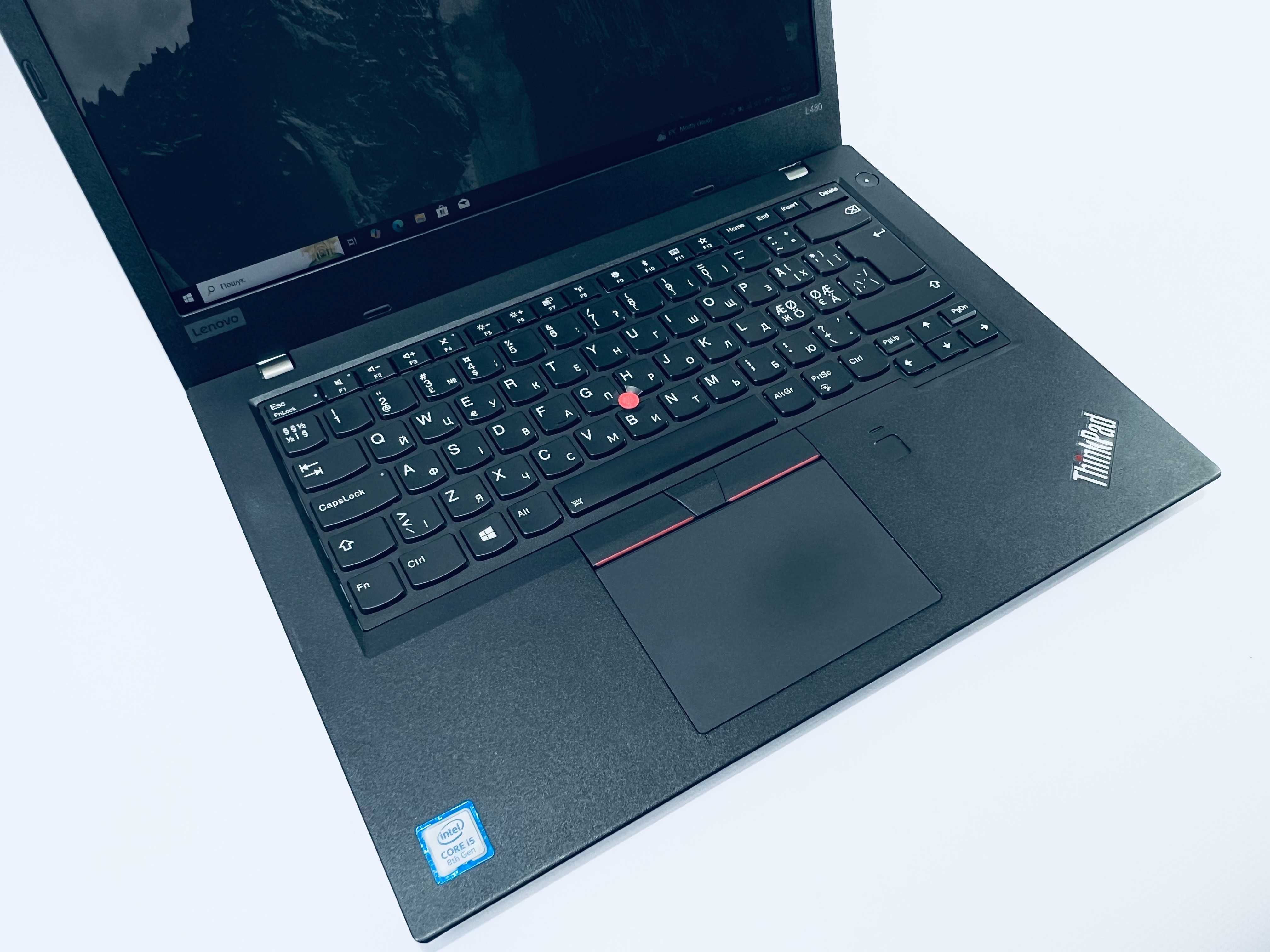 Ноутбук LENOVO ThinkPad L480, 14 IPS, I5-8250U, 8Gb, SSD 256 Gb