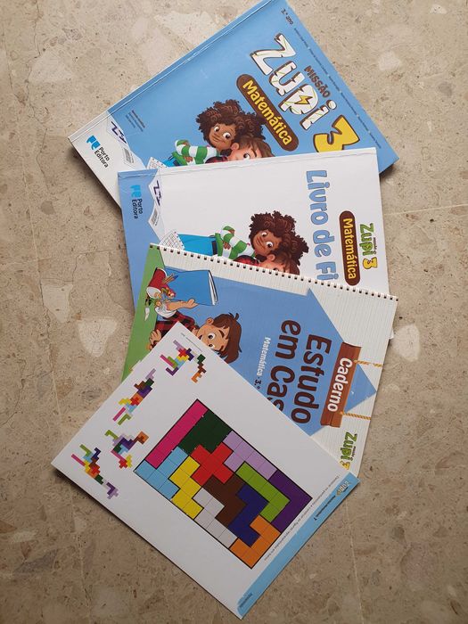 Missão Zupi 3 Matemática , manual e livro de fichas