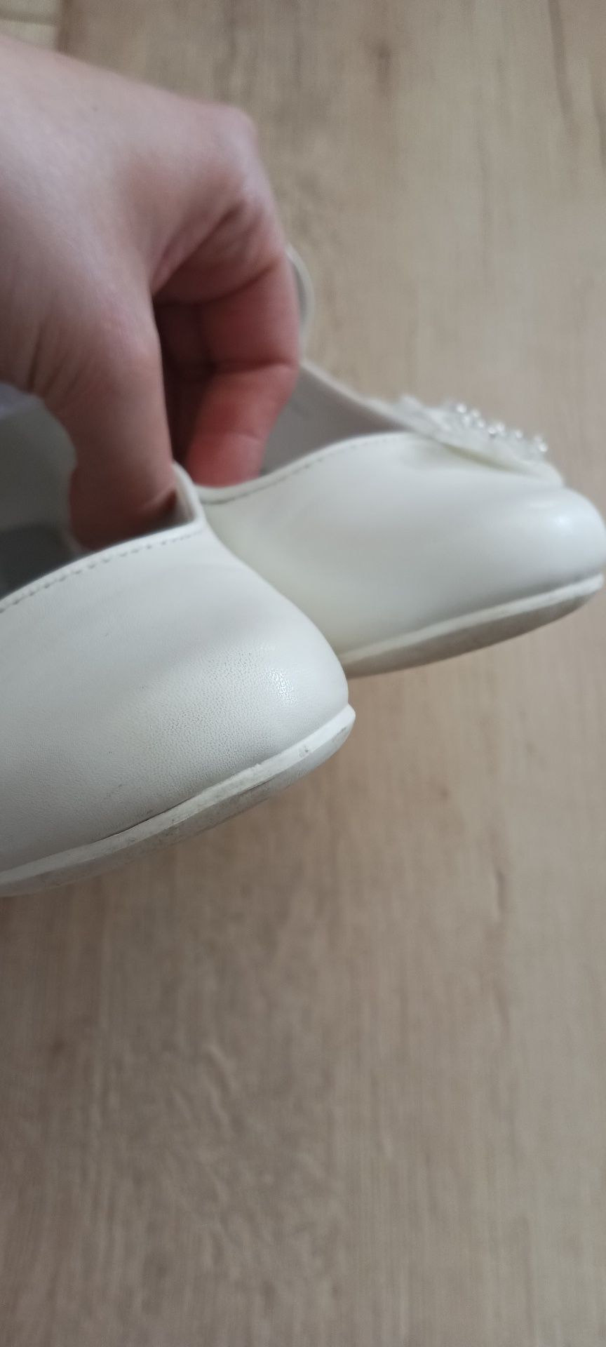 Buty białe dziewczęce 31 Deichmann