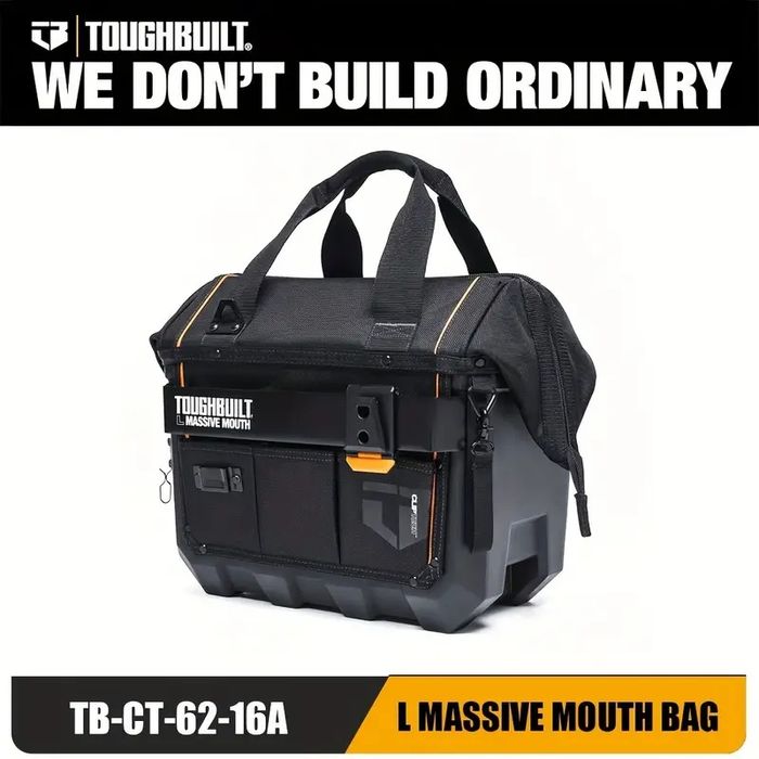 Акція!!! TOUGHBUILT Міцна сумка для інструментів з великим отвором