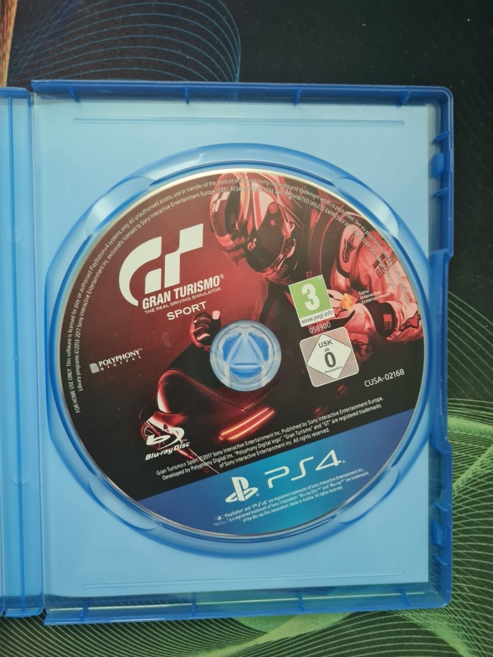 Диск Gran Turismo Sport PS4