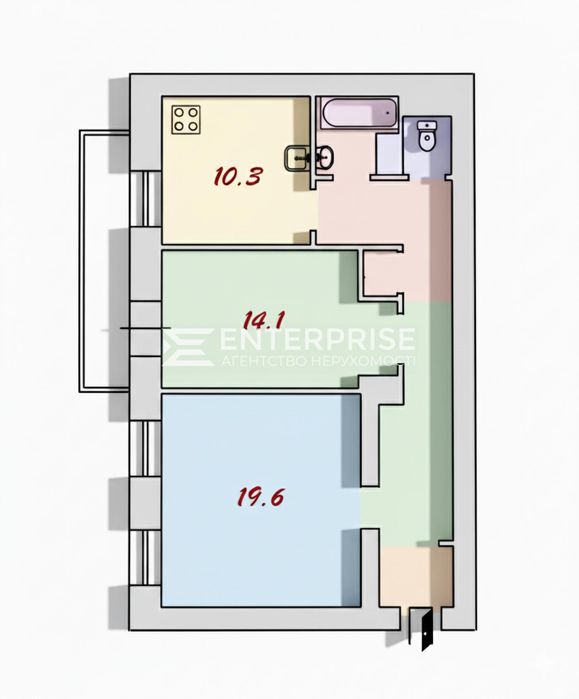 Продаж 2к. квартири, Золоті Ворота, Богдана Хмельницького, Прорізна