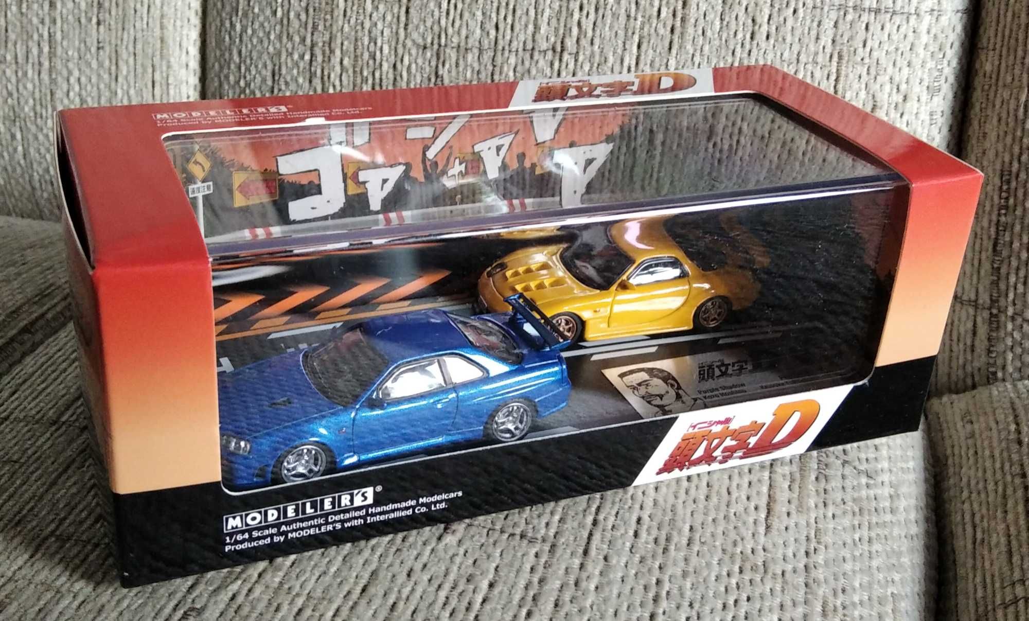 Modelers - Diorama Initial D - Mazda RX-7 & Nissan Skyline GT-R R34