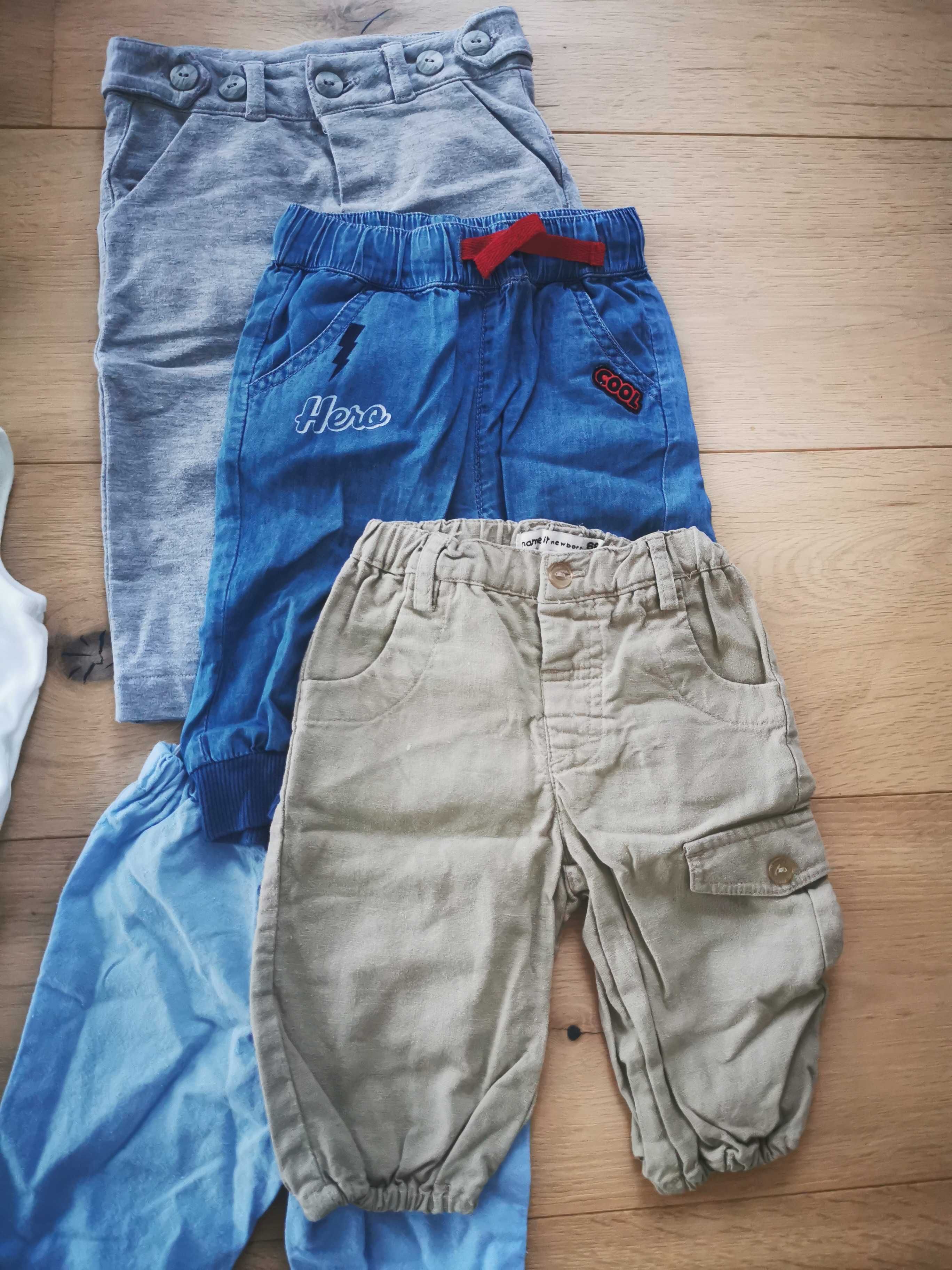 Ubranka dla chłopca, r. 68, H&M, Tesco, 5.10,15, lato