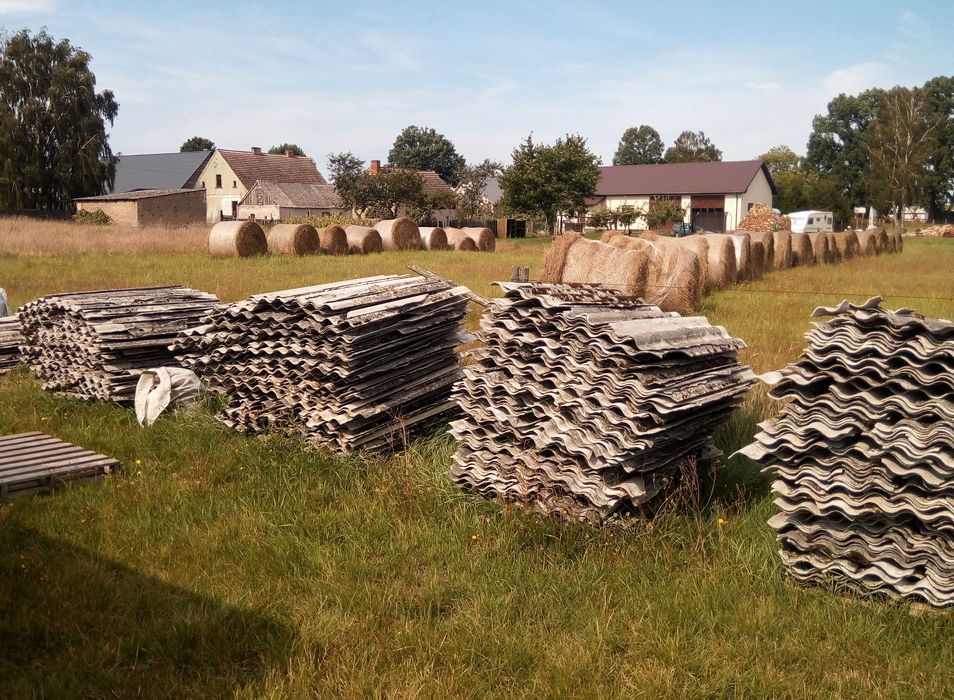 Usuwanie AZBESTU demontaż ETERNITU transport utylizacja azbest eternit