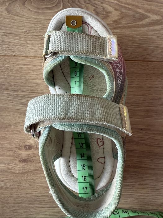 Sandałki dziewczęce Nelli Blu świecące r.27 sandały na rzep