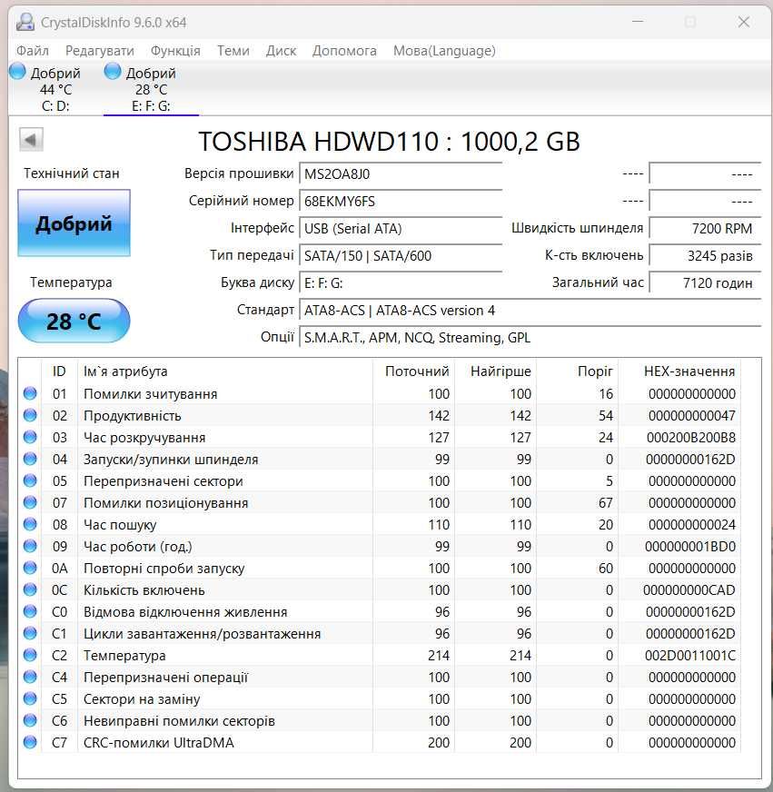 HDD Toshiba P300 1Tb