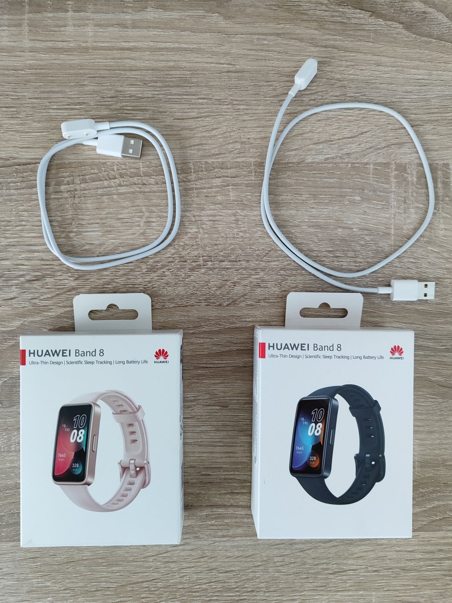 Huawei Band 8 - różowy / czarny