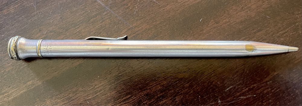 Caneta tinteiro em prata