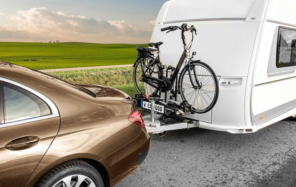 Adapter do bagażnika rowerowego na dyszel zestaw do dyszla przyczepy