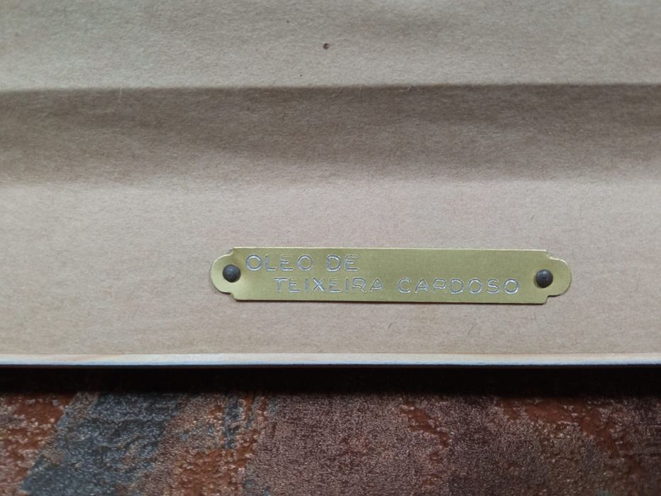 Quadro Pintura a Oleo de Teixeira Cardoso