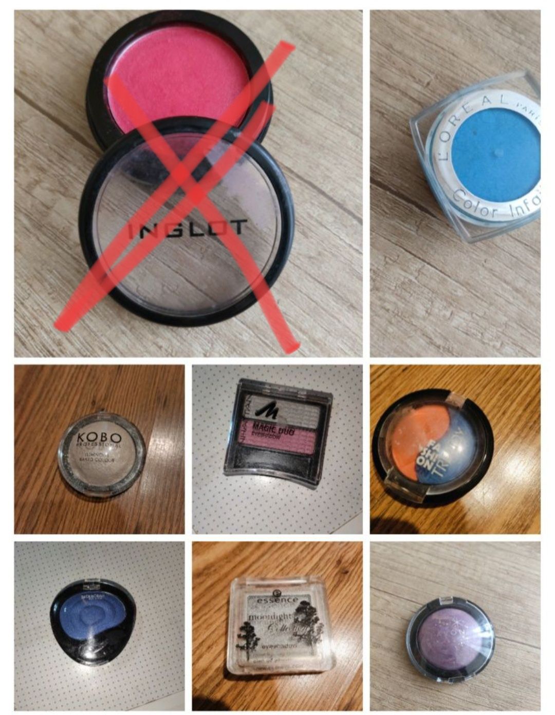 Cień do powiek Inglot Loreal Avon