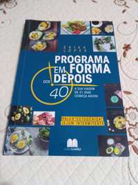 Livro programa em forma depois dos 40