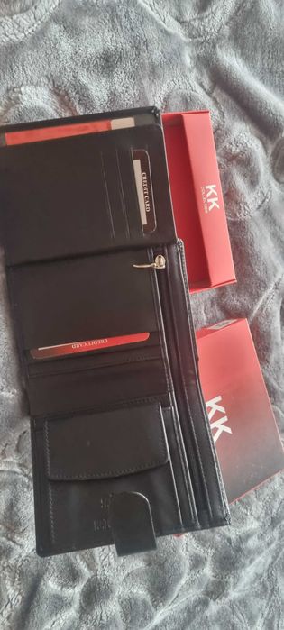 Portfel KK COLLECTION w pudełku KK31B - 12,5 x 10 x 3 [cm] - NOWY!