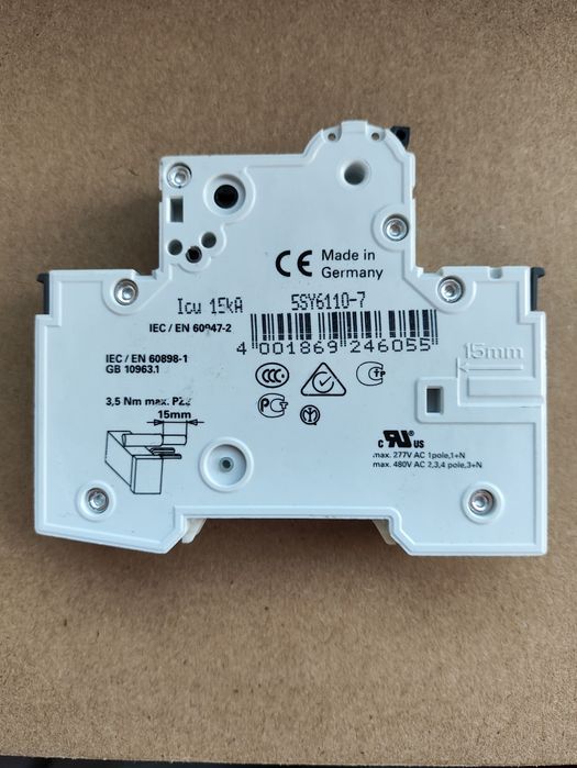 Автоматичні вимикачі Siemens