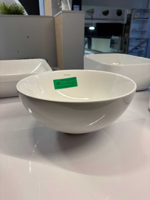 Umywalka nablatowa Oltens Jagala okrągła 32 cm z powłoką SmartClean
