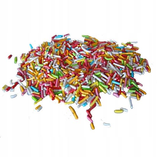 Posypka Cukrowa Owocowa - Wielokolorowa Mix Kolorów - 50G