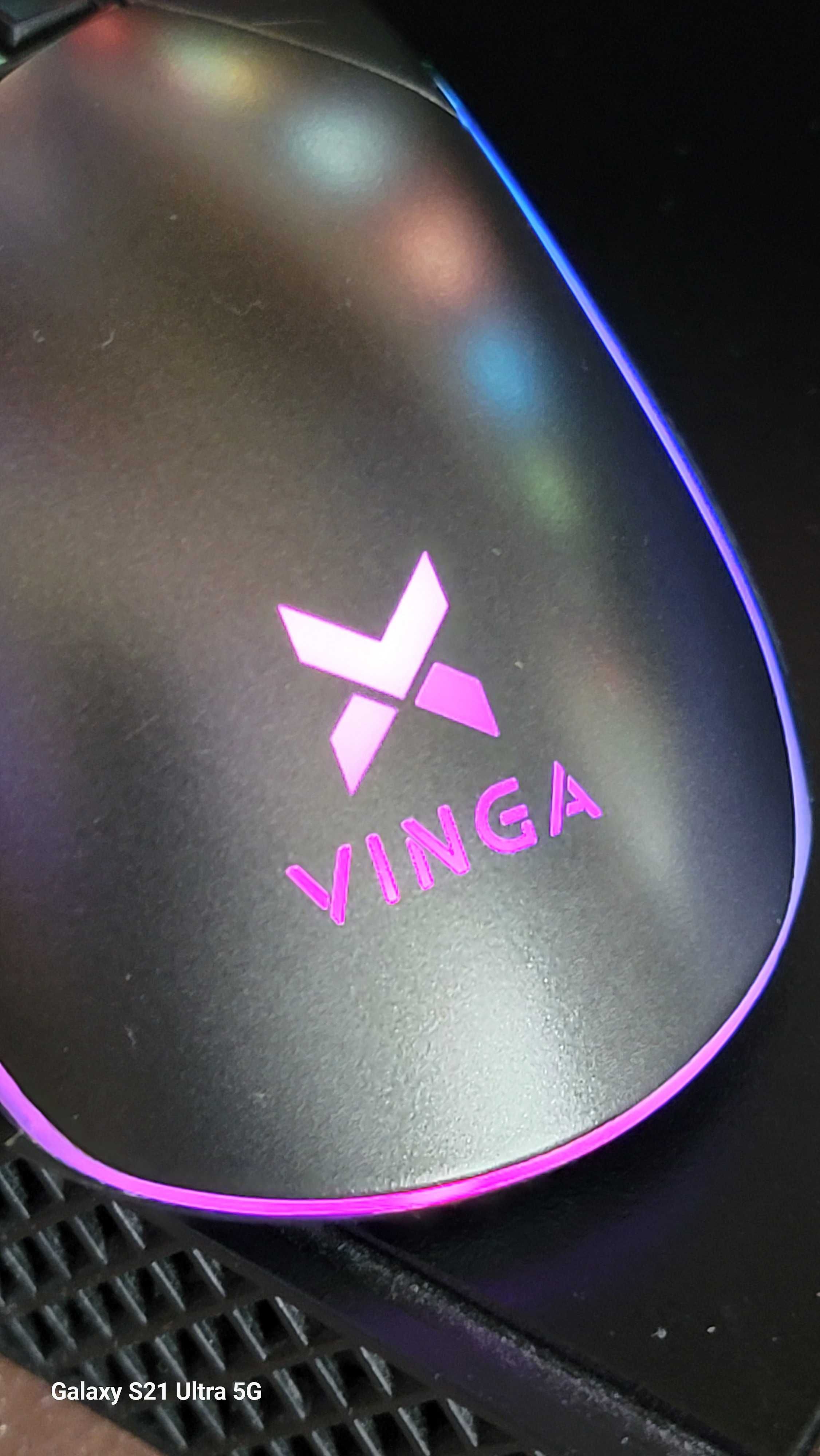 Мышь Vinga MSG-201 USB Black с подсветкой