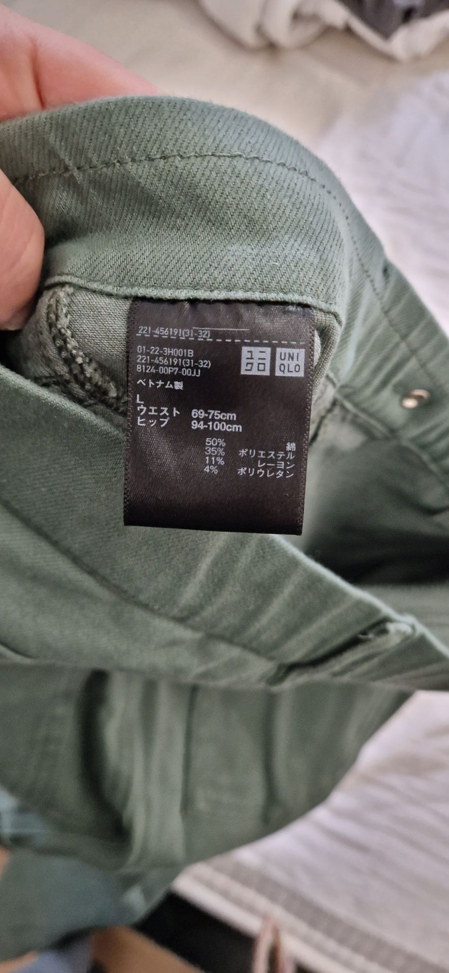 Uniqlo ultra strech leggins novo de algodão