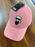 Nowa czapka z daszkiem Karl Lagerfeld rozowa