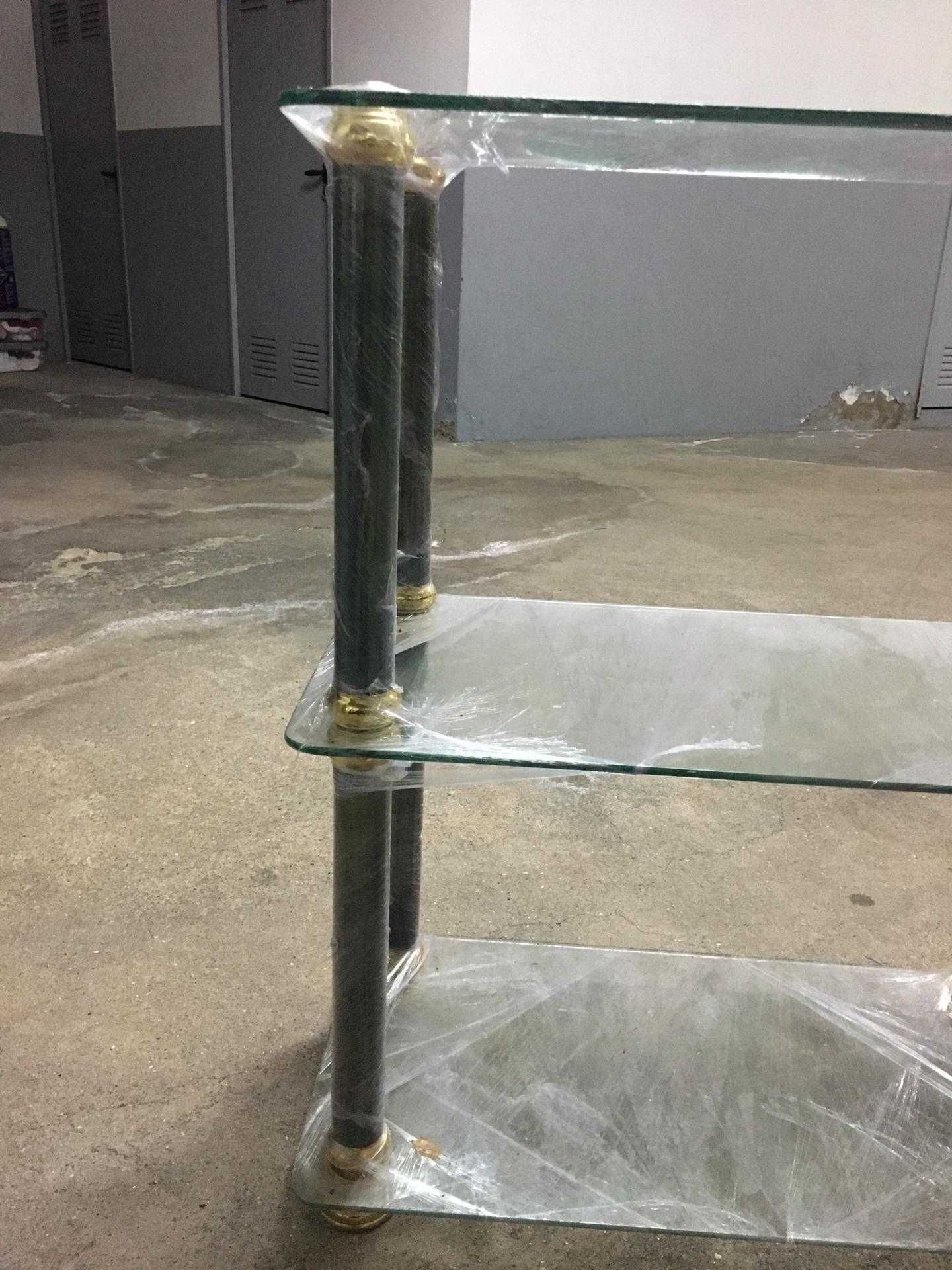 Mesa de entrada em vidro