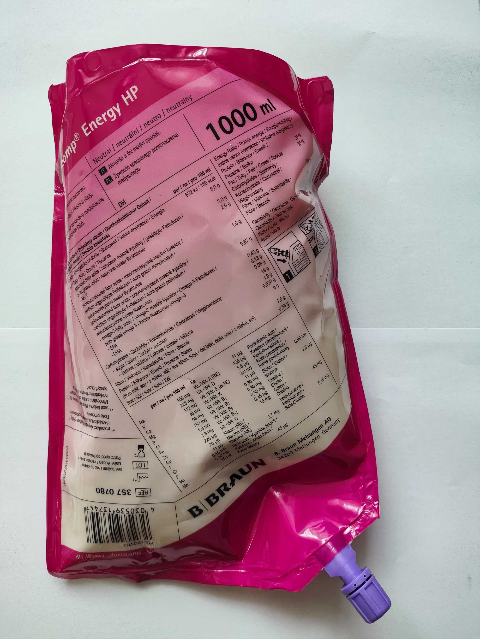 Nutricomp Energy HP 1000ml odżywianie PEG