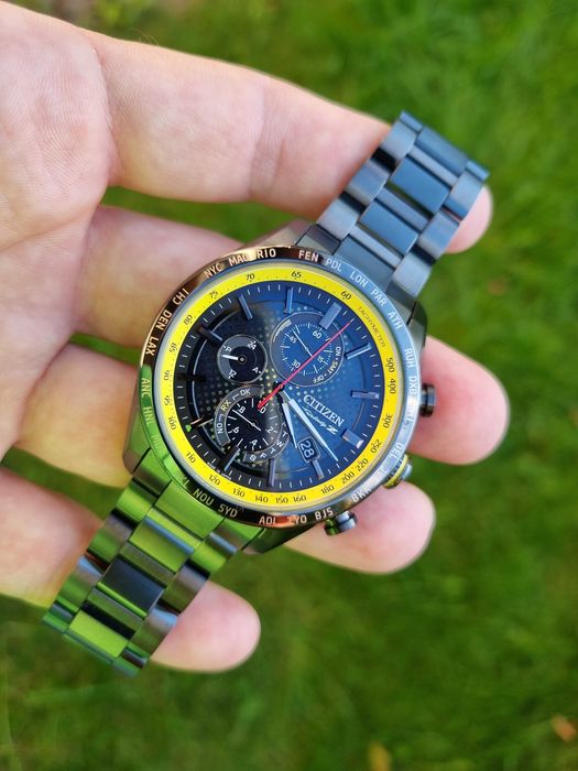 Citizen Attesa Nissan Fairlady Z Ikazuchi Yellow AT8185-89E