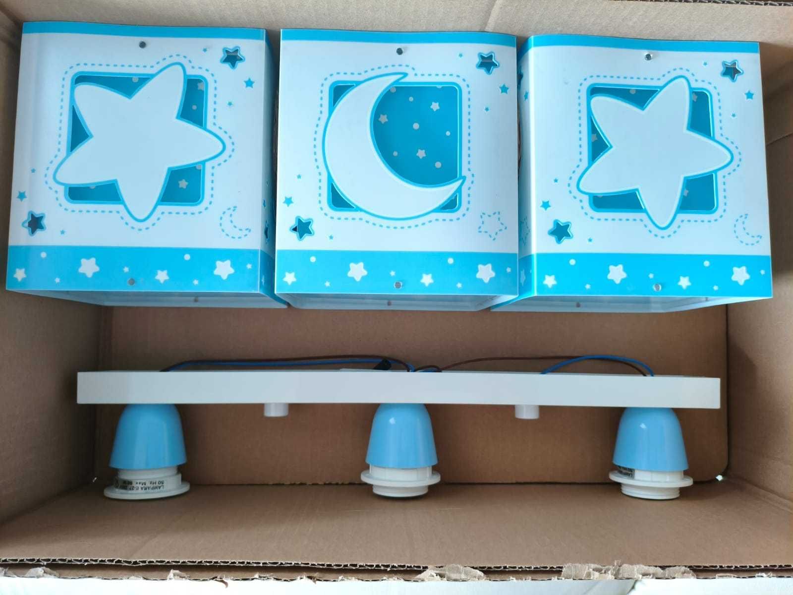 Dalber 63233NT Plafon/lampa sufitowa 3 światła Moonlight. Dla dziecka.