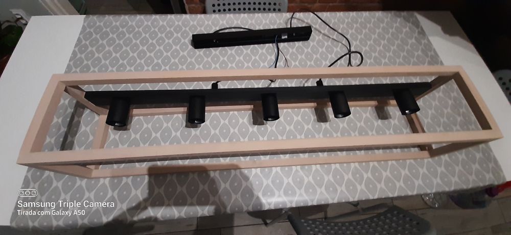 Candeeiro 5 lâmpadas