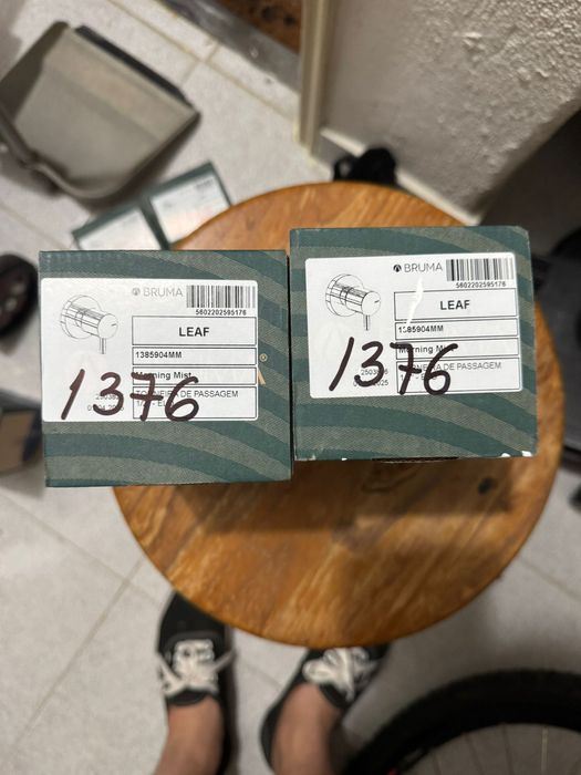 Torneiras de passagem Bruma