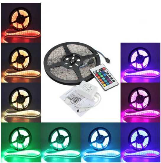 Fita LED RGB 3 Metros