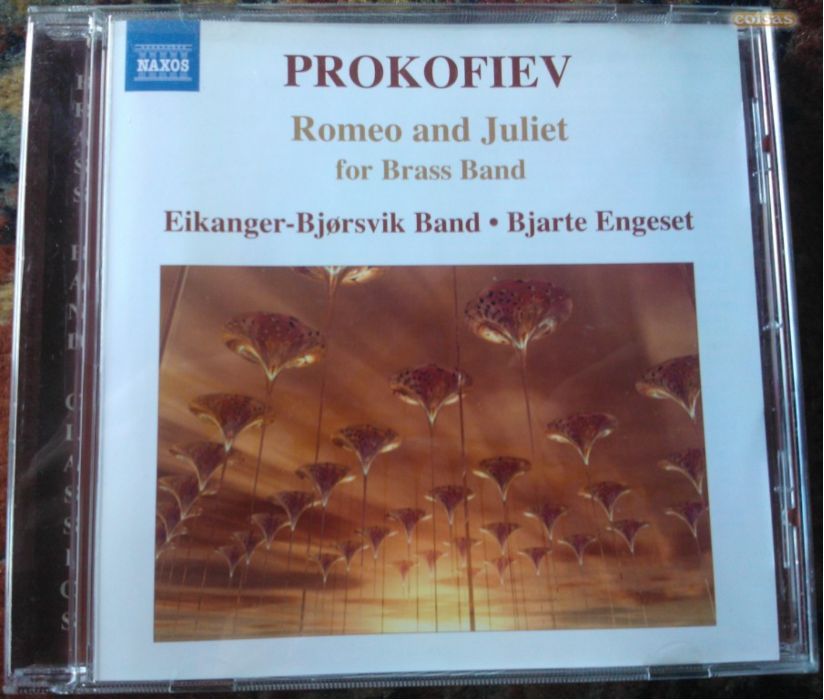 Prokofiev - Romeo and Juliet for Brass Band - Naxos - CD - Como Novo!