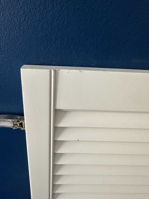 Stylowe drzwiczki ażurowe białe – nowe, 55 x 110cm