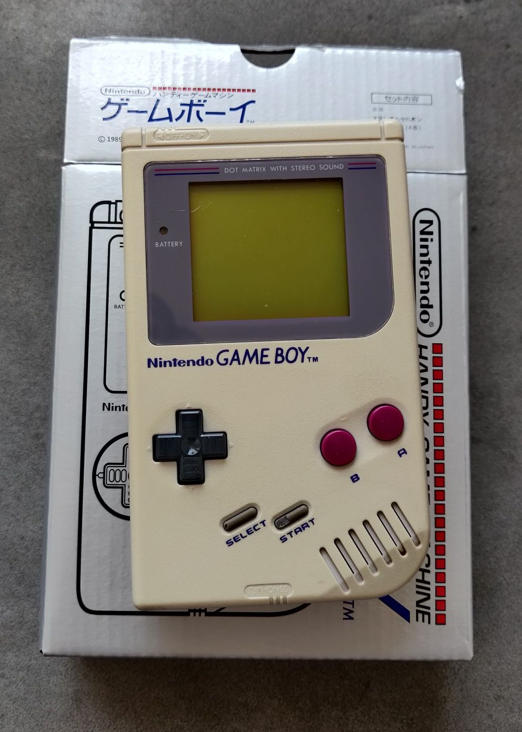 Gameboy DMG-01 original + Tetris