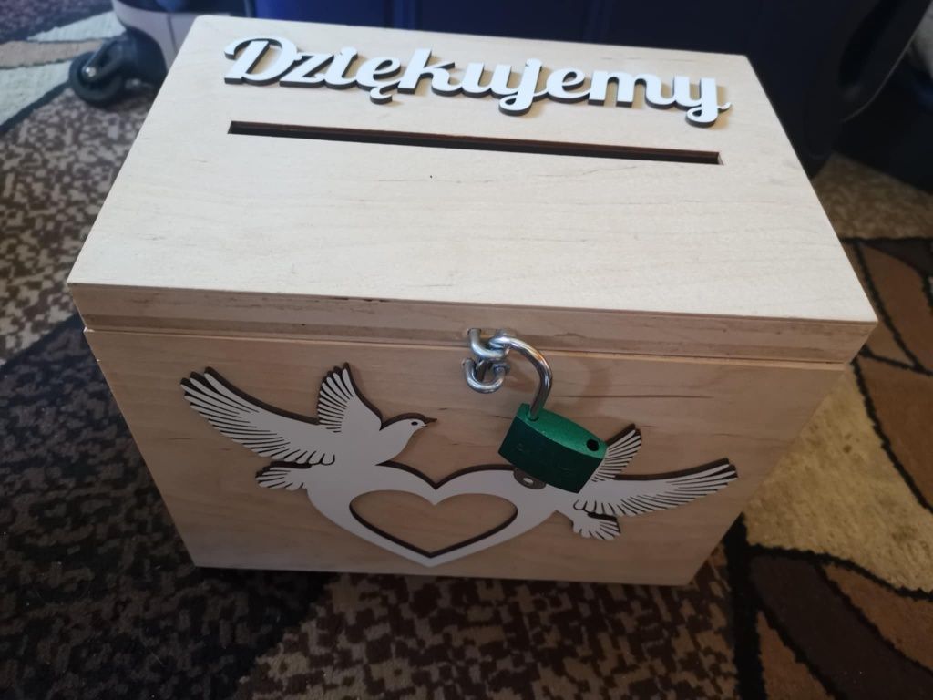 Skrzynka na koperty wesele ślub