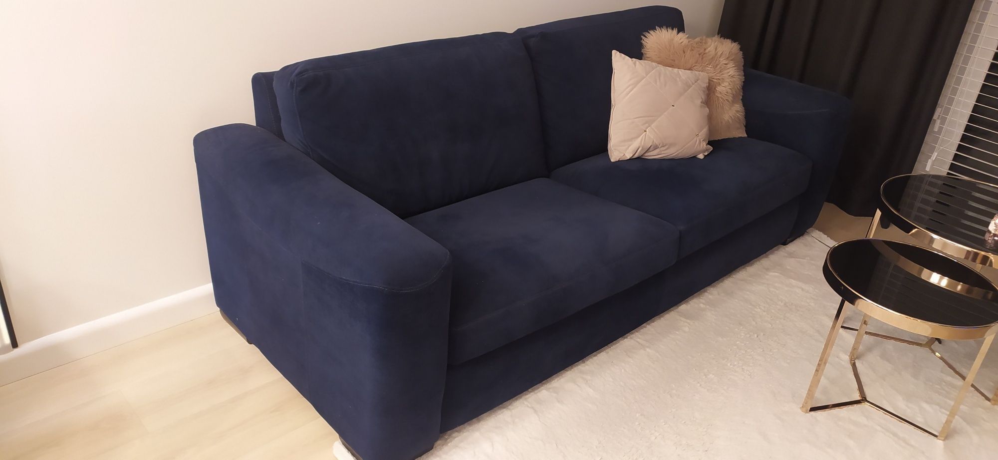 Sofa wajnert granatowa