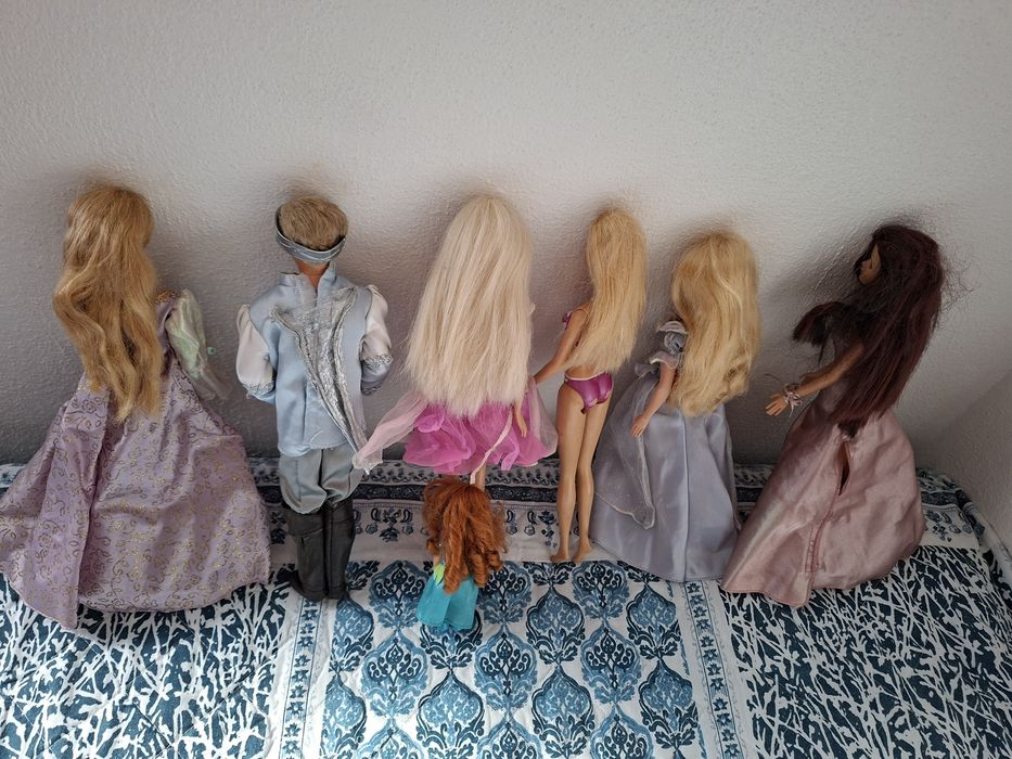 Lote de Barbies e Ken