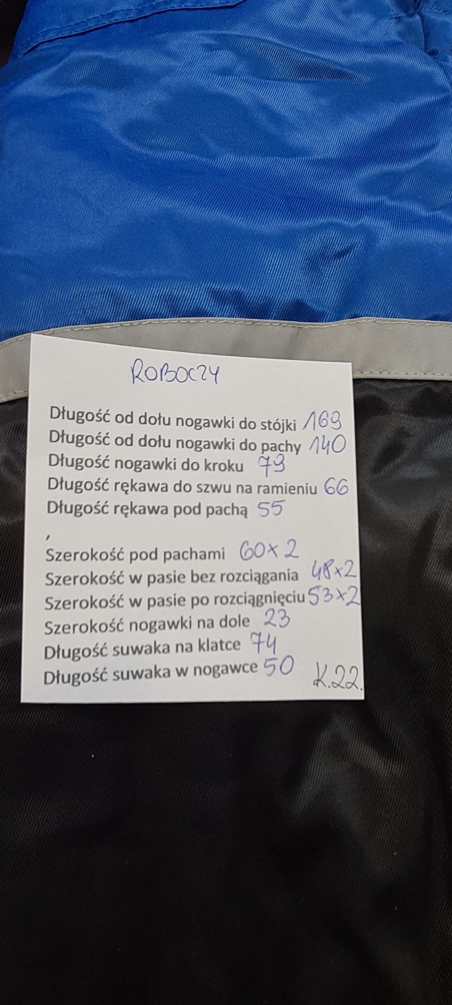 Strój roboczy kombinezon zimowy WILD FOX WEAR rozm. L