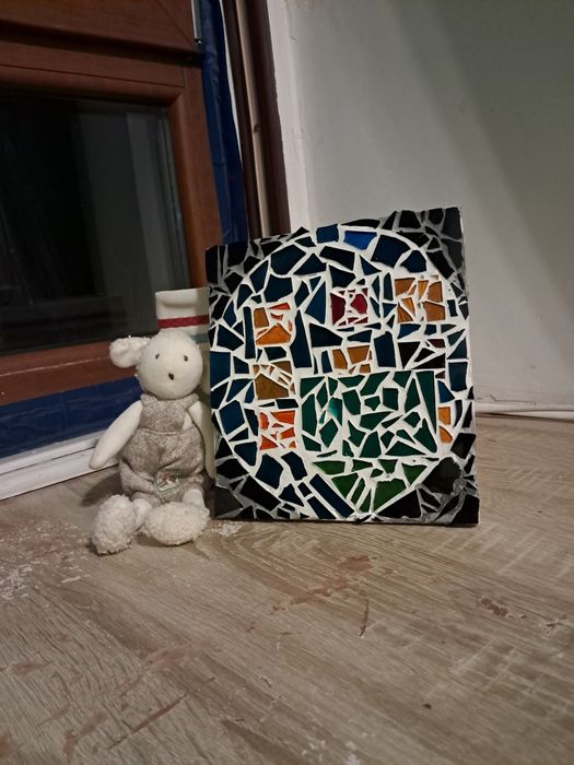 Панно из витражного стекла. Стеклянная мозаика