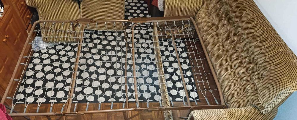 sofá cama + 2 sofás pequenos