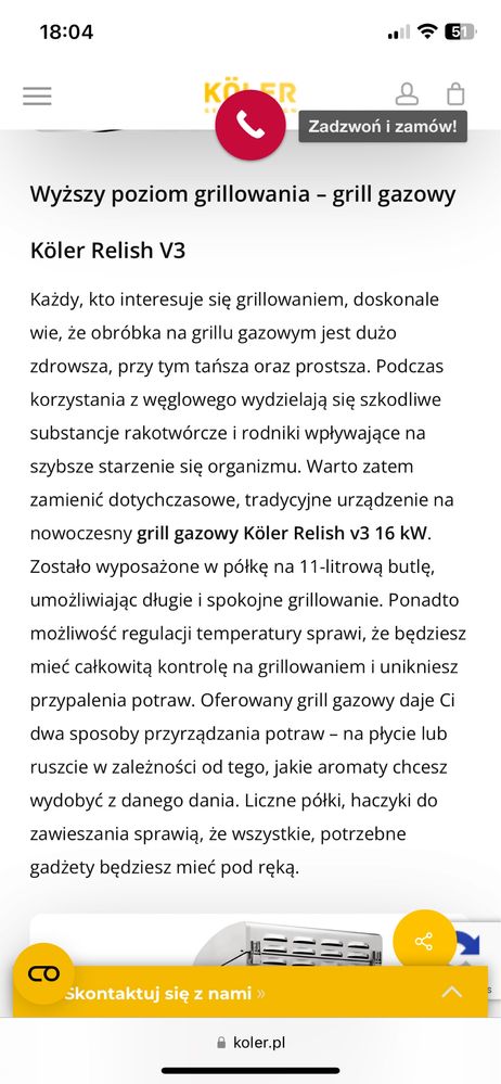 Nowy grill Köler v3 5 palników_zdrowsze, tańsze i prostsze grilowanie