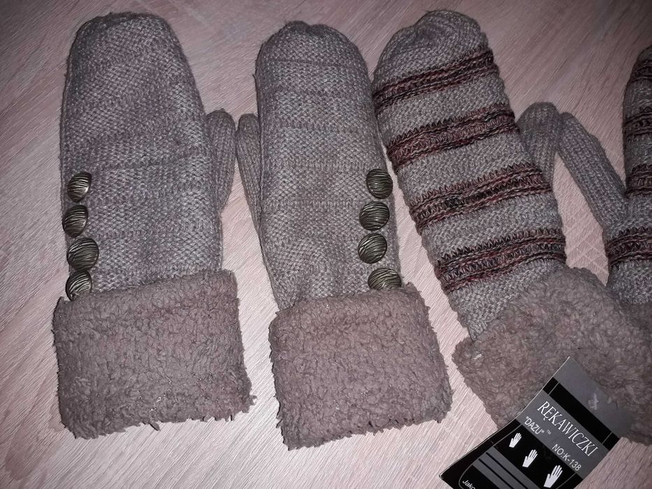 Rękawice ocieplane damskie roz.S/M