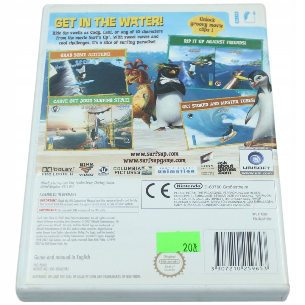 Surf's Up Nintendo Wii