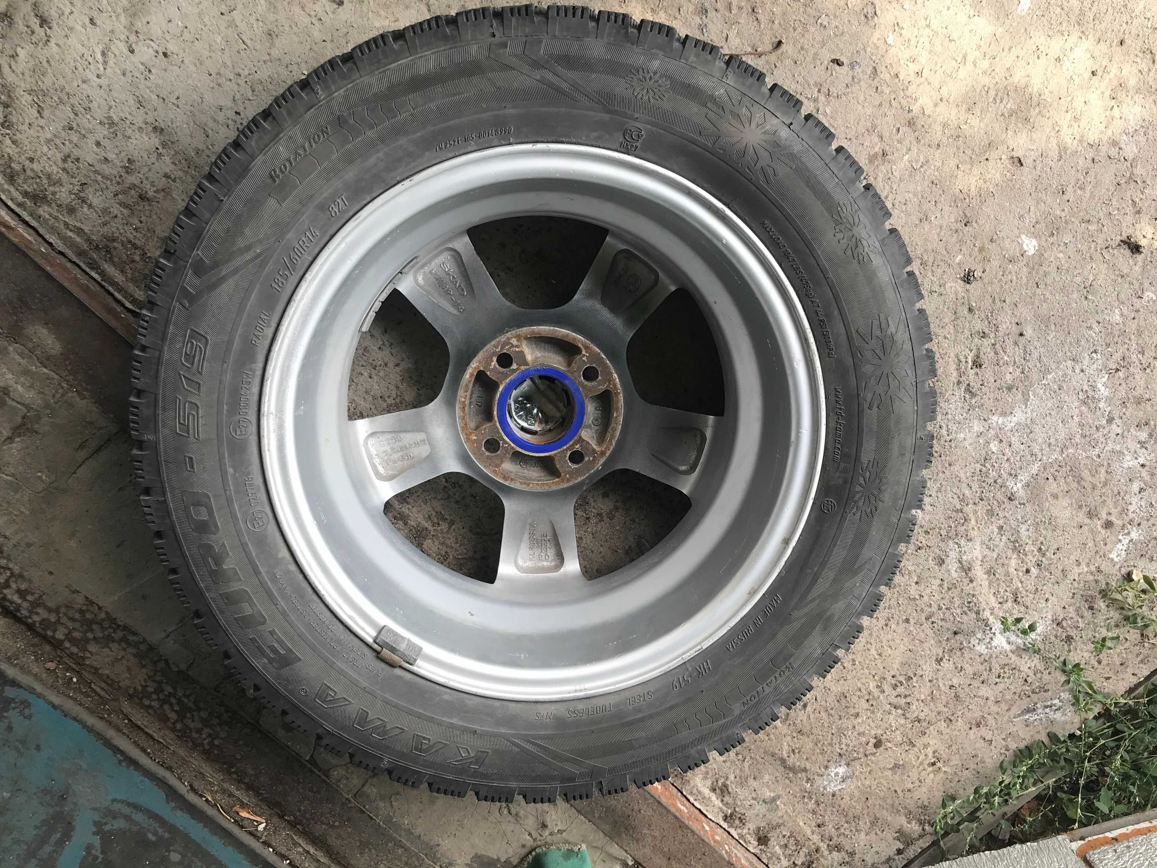 продам диски R14 с резиной 185 /60