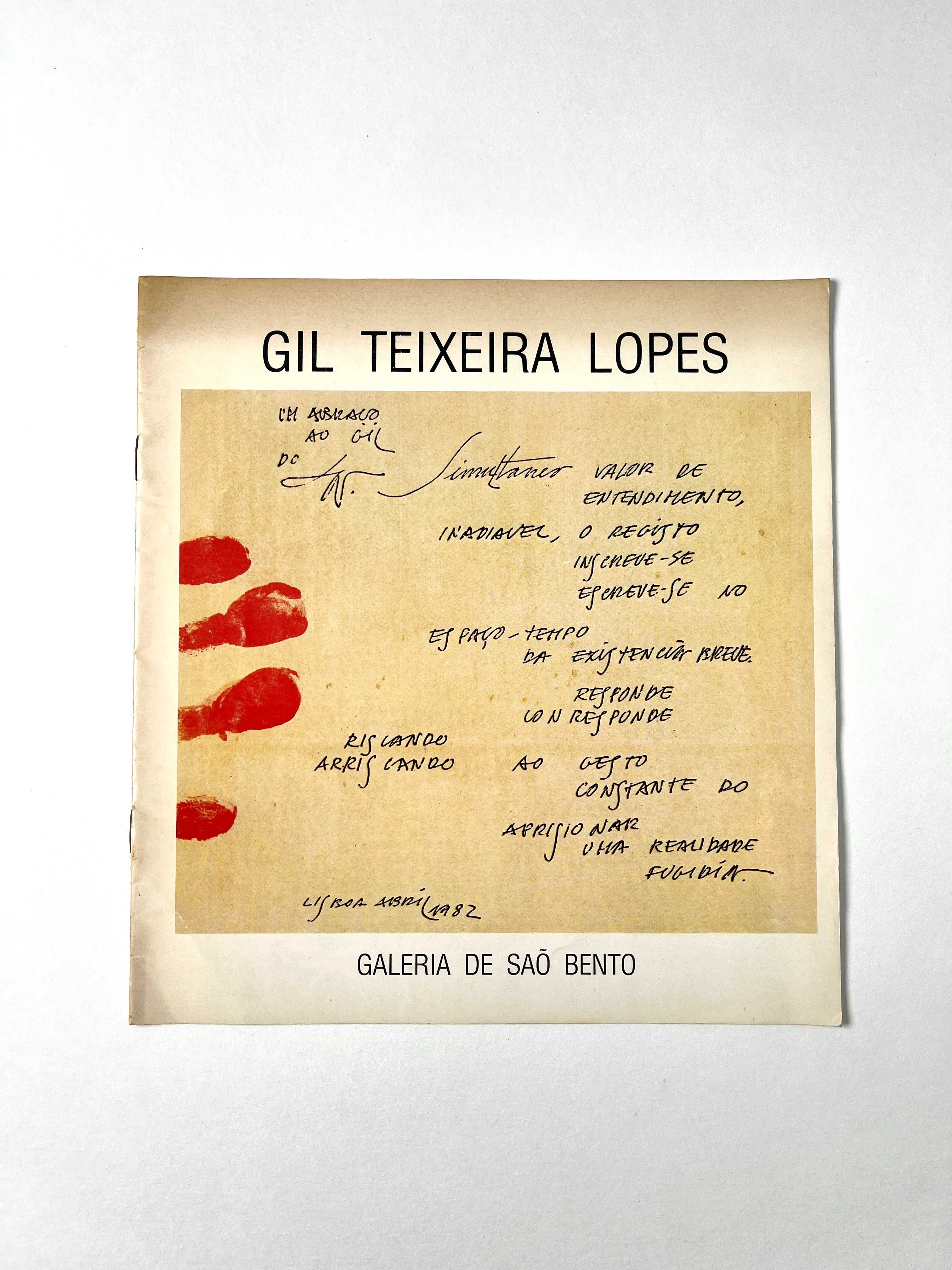Catálogo exposição Gil Teixeira Lopes Galeria de São Bento 1985