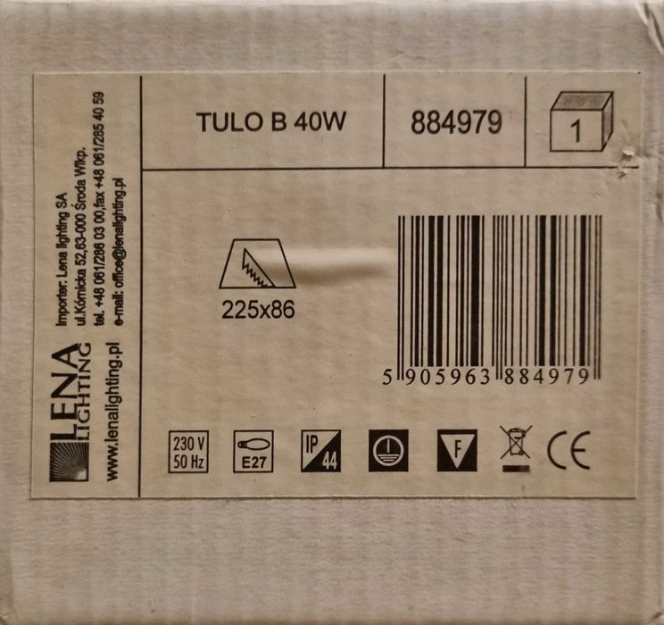 Oprawa najazdowa lub podtynkowa TULO B