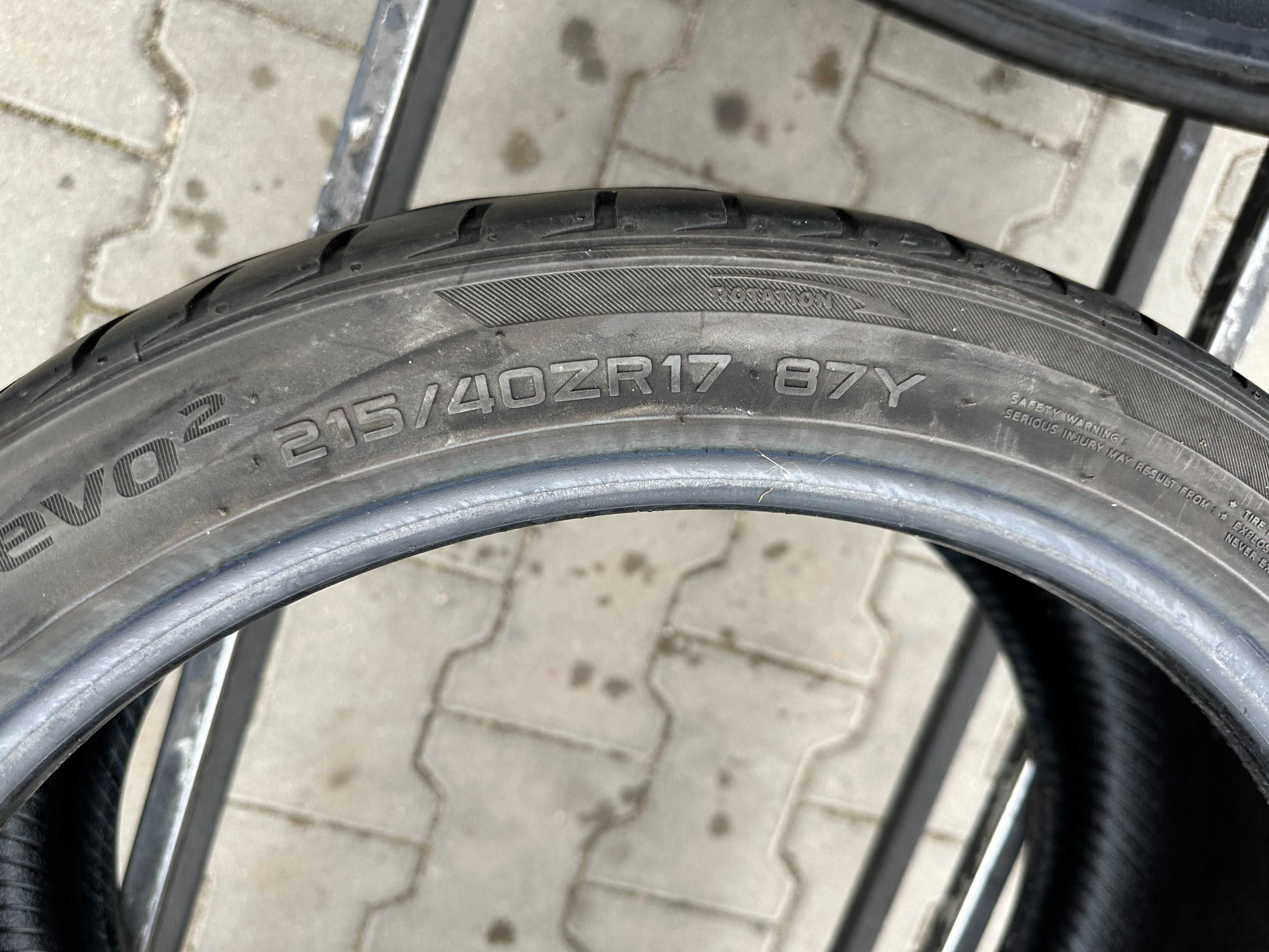 215/40r17 Hankook Ventus v12 evo2 / para letnie