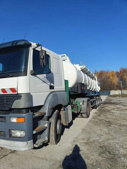Mercedes-Benz AXOR  AXOR cysterna kwasoodporna zestaw naczepa ASSMAN beczka asenizacyjna