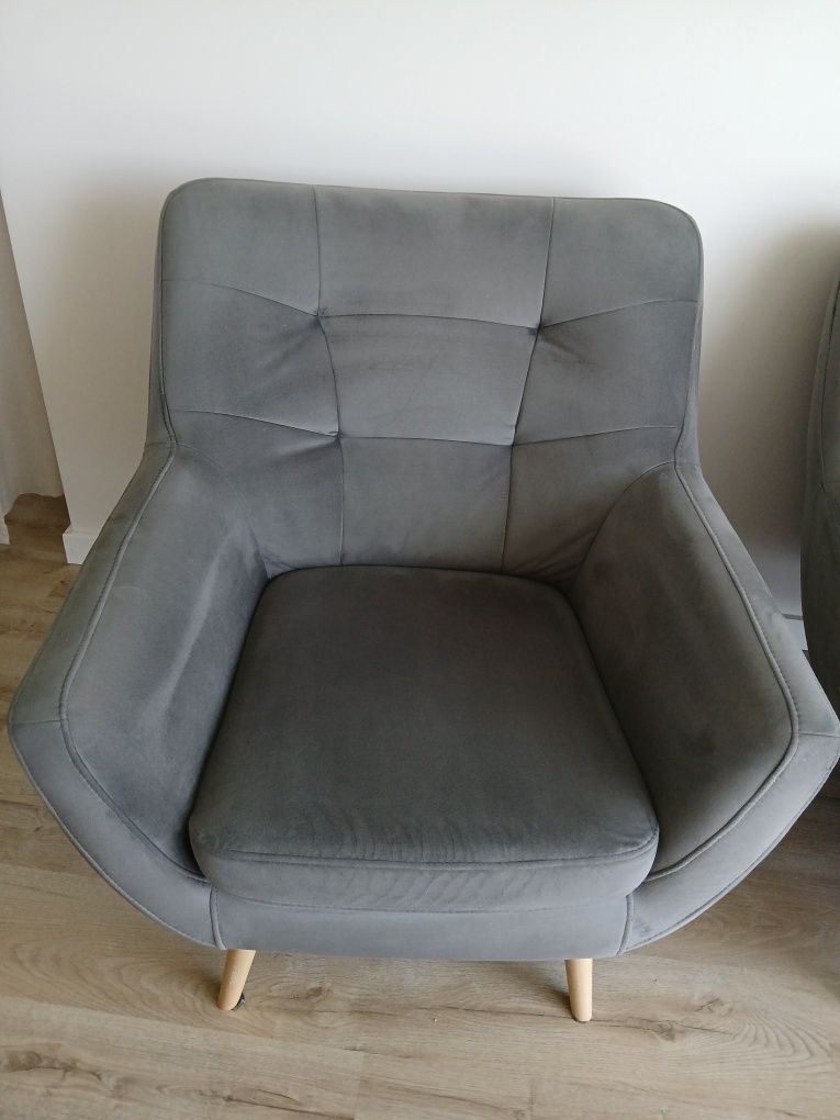 Zestaw wypoczynkowy agata meble SCANDI sofa 3 elementy